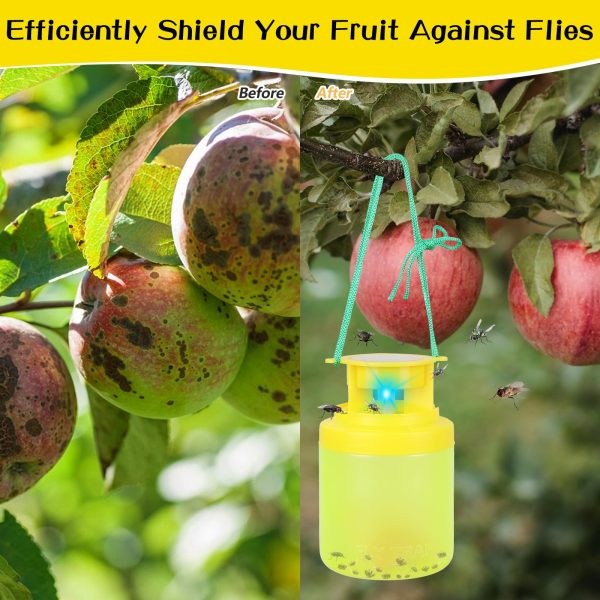 Outdoor fly trap, reusable, powered by solar energy - 图片 5