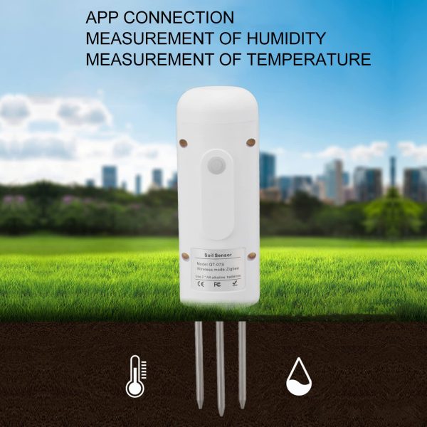 Smart plant monitor, waterproof, WiFi remote connection, battery powered - 图片 2