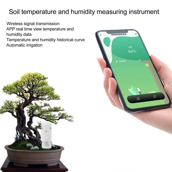 Smart plant monitor, waterproof, WiFi remote connection, battery powered - 图片 3