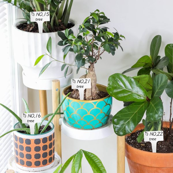 100 T-shaped plant labels, waterproof thick plastic, 6*10cm - 图片 4