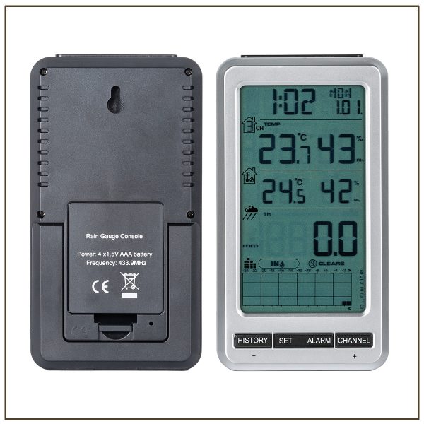 Household rainfall/temperature and humidity intelligent monitoring meter, wireless connection - 图片 4