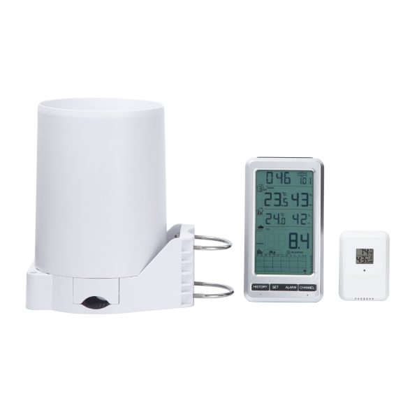 Household rainfall/temperature and humidity intelligent monitoring meter, wireless connection